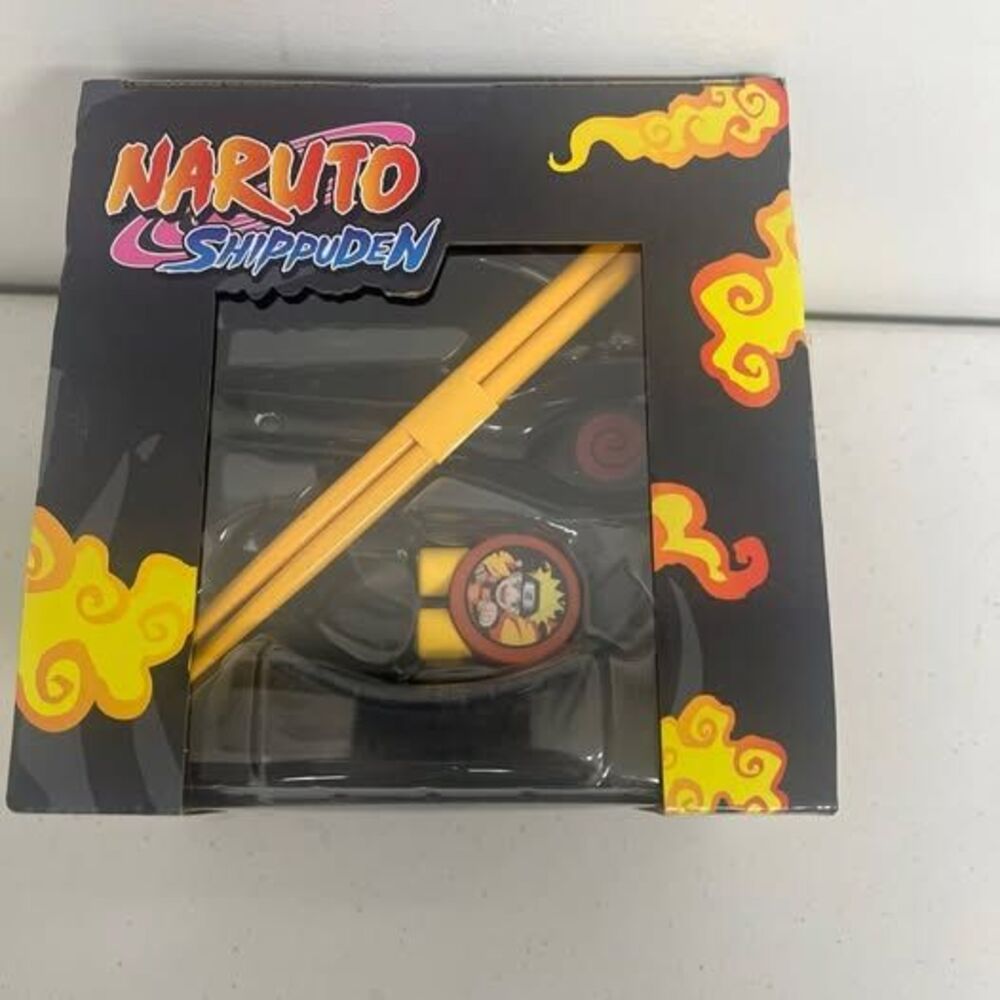 Naruto Shippuden Noodle Bundle Noodle Bowl Spoon and Chopsticks